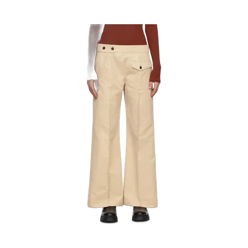 Low Rise Tailored Straight-Leg Trousers