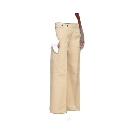 Low Rise Tailored Straight-Leg Trousers