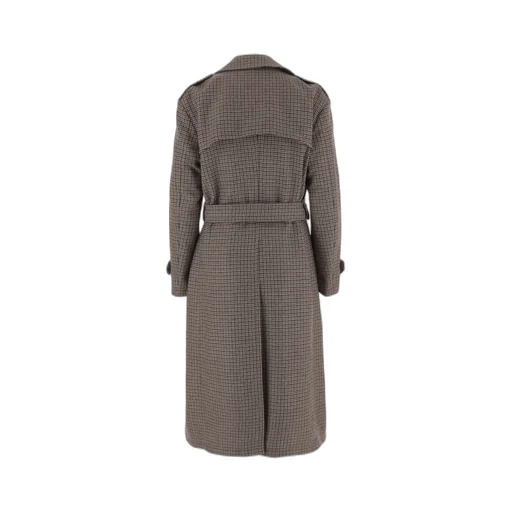 Bonnys Houndstooth Belted Coat