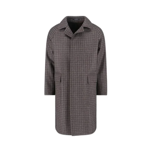 Long-Sleeved Straight Hem Coat