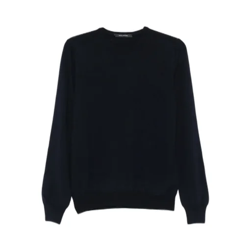 Crew Neck Long Sleeve Ribbed Sweater