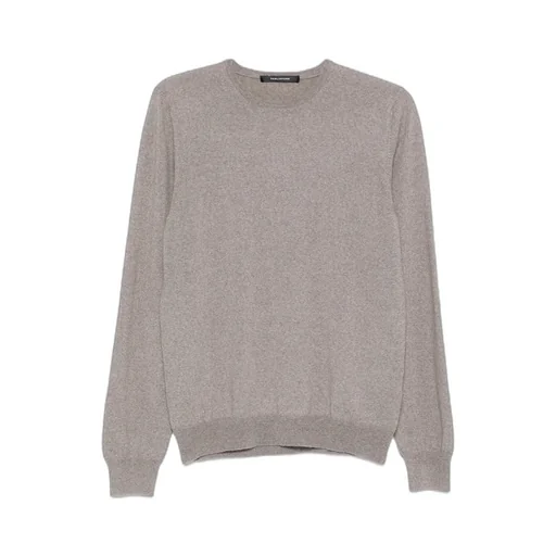 Ribbed Hem Long Sleeve Crew Neck Sweater
