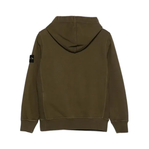 Logo Patch Long Sleeved Hoodie