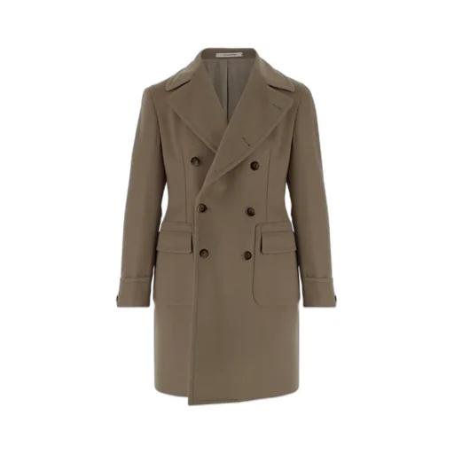 Double-Breasted Wool Coat