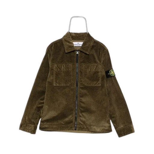 Corduroy Jacket With Compass Badge