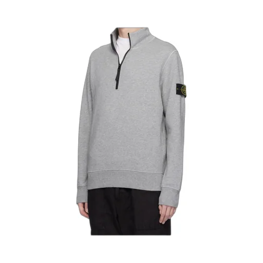 Logo-Patch Half-Zip Sweatshirt