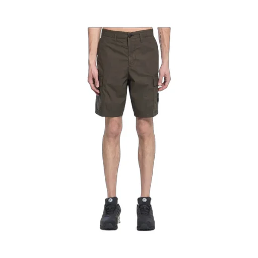 Logo Patch Cargo Shorts
