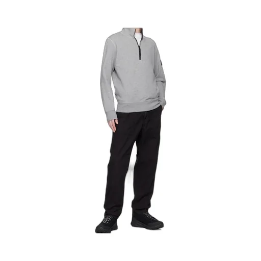 Logo-Patch Half-Zip Sweatshirt