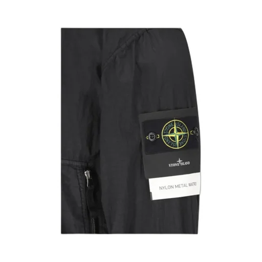 Compass Patch Zip-Up Bomber Jacket