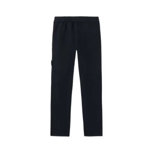Logo Patch Straight-Leg Pants