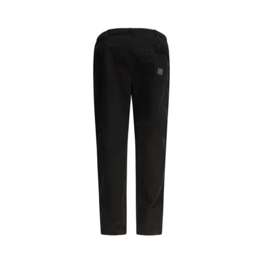 Logo Patch Straight-Leg Pants