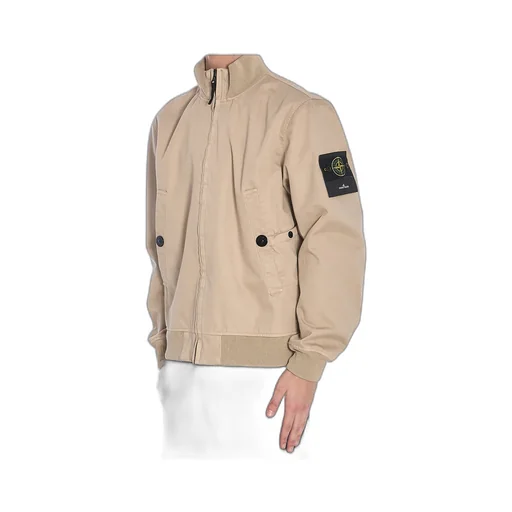 Compass Patch High-Neck Bomber Jacket