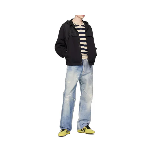 Logo Patch Hooded Windbreaker