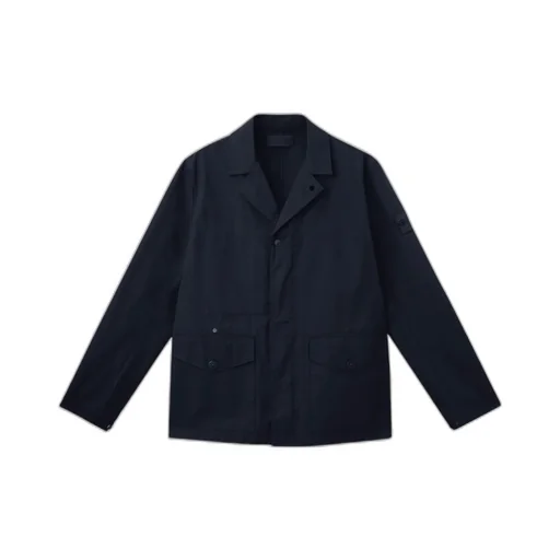 Blazer With Natural Weather Barrier And Two-Way Zip