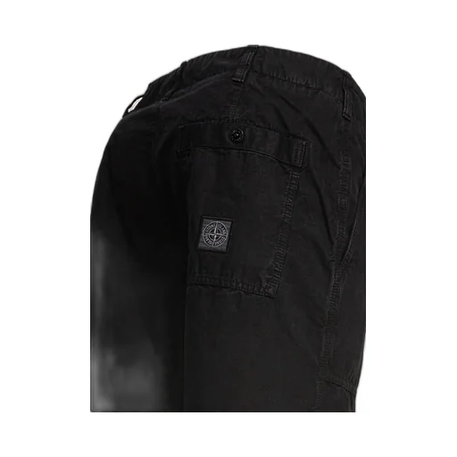 Logo Patch Straight-Leg Pants