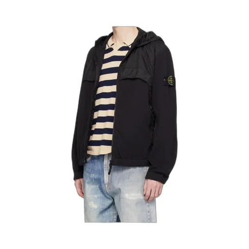 Logo Patch Hooded Windbreaker