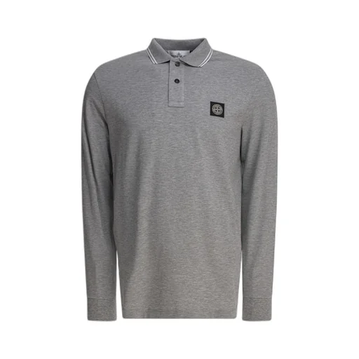 Compass-Motif Polo Shirt