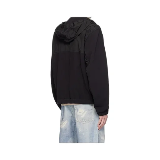 Logo Patch Hooded Windbreaker