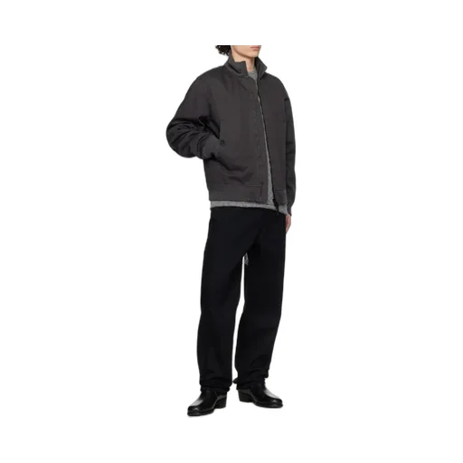 Compass Patch High-Neck Bomber Jacket