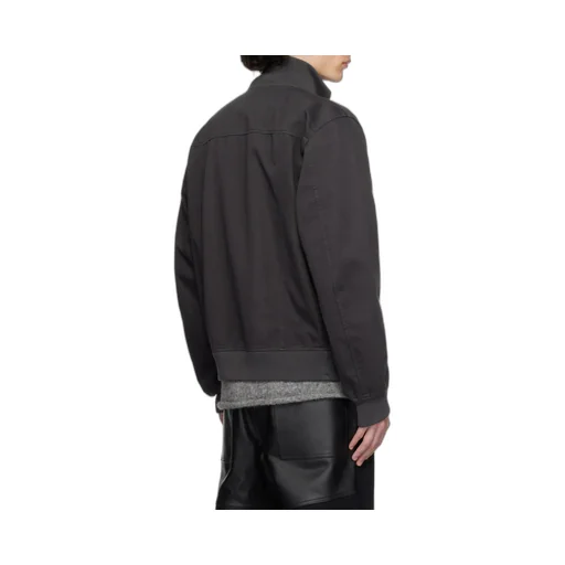 Compass Patch High-Neck Bomber Jacket