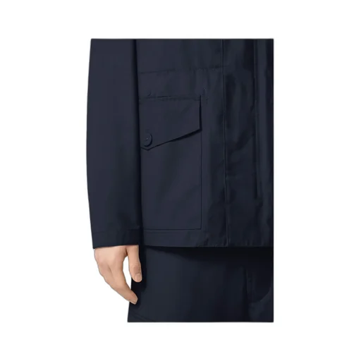 Blazer With Natural Weather Barrier And Two-Way Zip