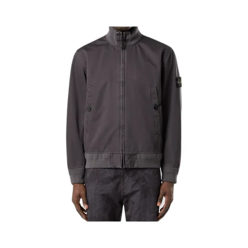 Compass Patch High-Neck Bomber Jacket