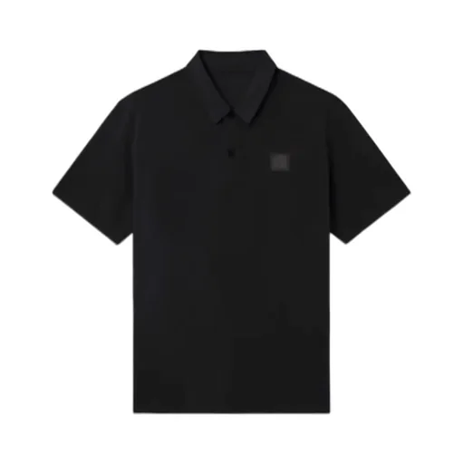 Logo Patch Short-Sleeved Polo Shirt