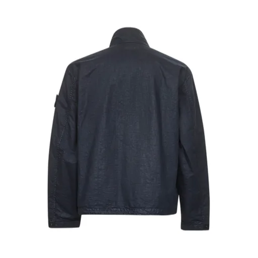 High-Neck Zipped Jacket