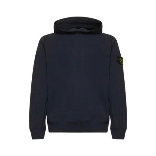 Logo-Patch Long-Sleeved Hoodie