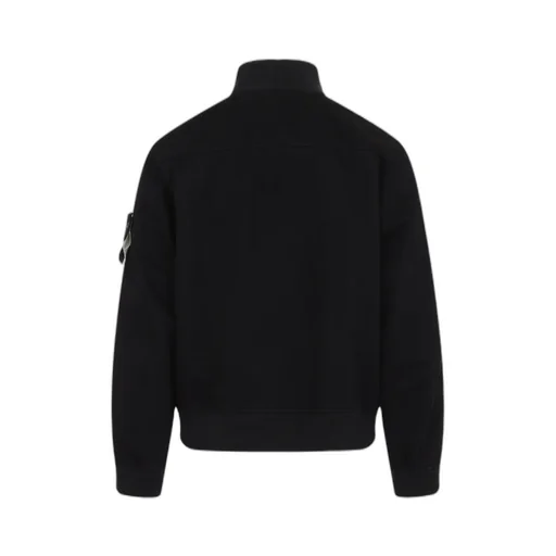 Compass Patch High-Neck Bomber Jacket