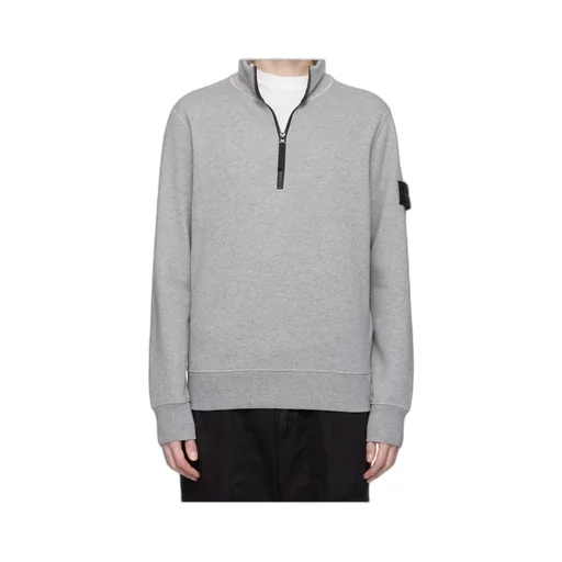 Logo-Patch Half-Zip Sweatshirt