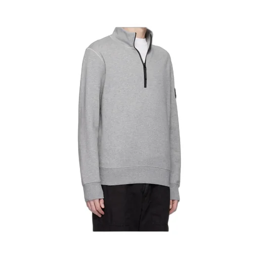 Logo-Patch Half-Zip Sweatshirt