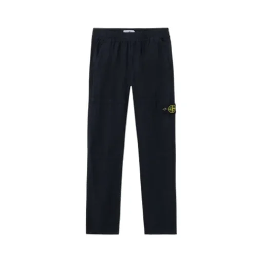 Logo Patch Straight-Leg Pants