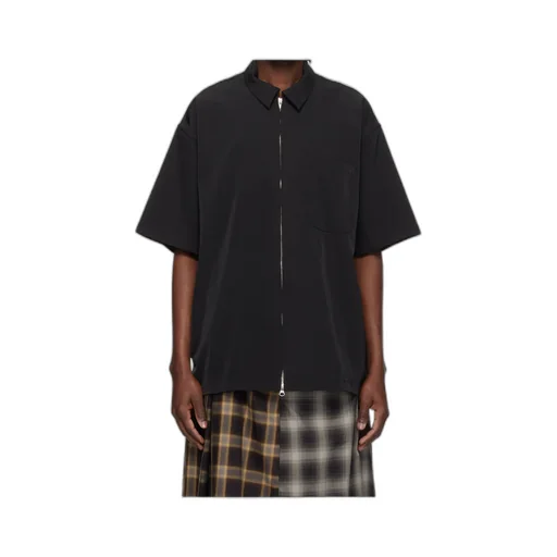 Logo Zip-Up Shirt