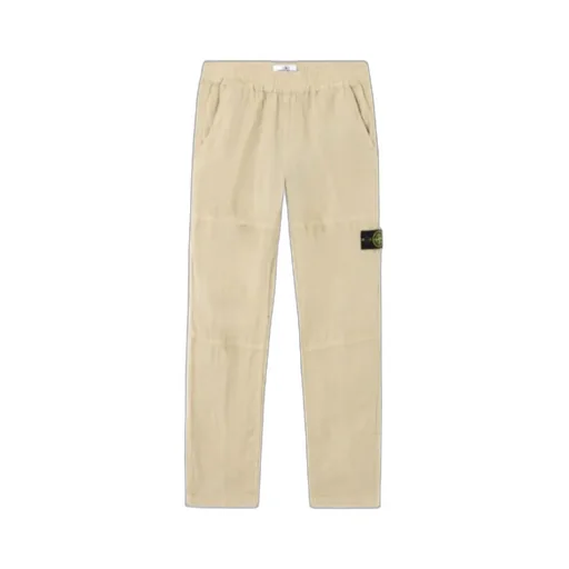 Logo Patch Straight-Leg Pants