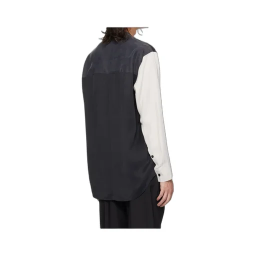 Paneled Long-Sleeved Shirt