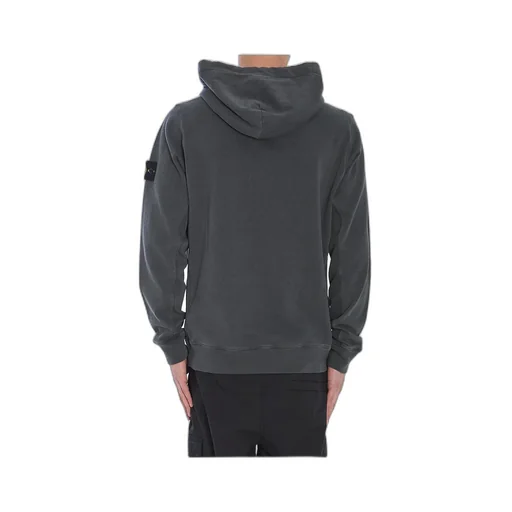Logo-Patch Long-Sleeved Hoodie