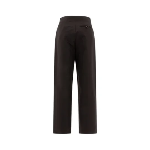 Straight-Leg Cotton Trousers