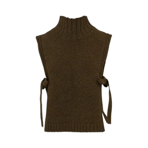 Tie High-Neck Top