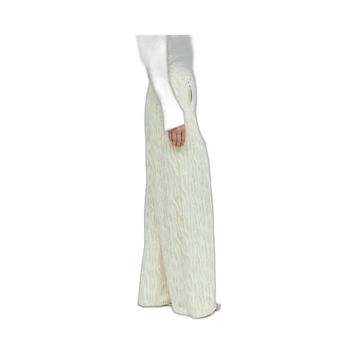 Graphic Printed Wide-Leg Pants