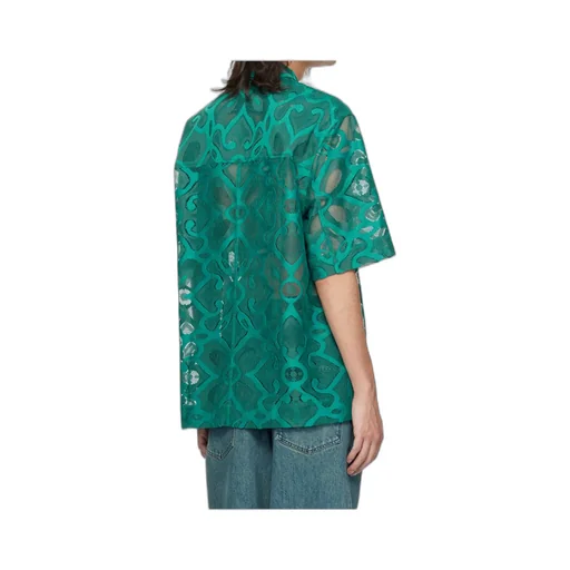 Zip-Up Dropped Shoulder Shirt