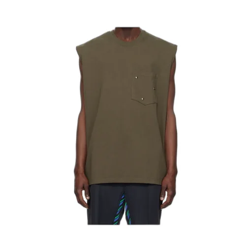 Sleeveless Pocket Tank Top