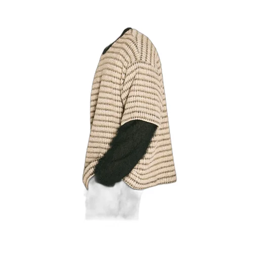 Double Layered Sleeved Ribbed Jumper