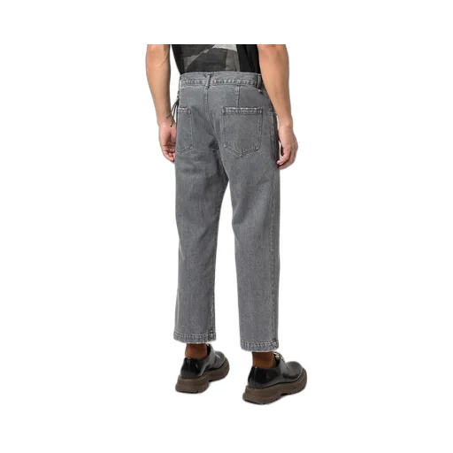 Straight-Leg Denim Jeans