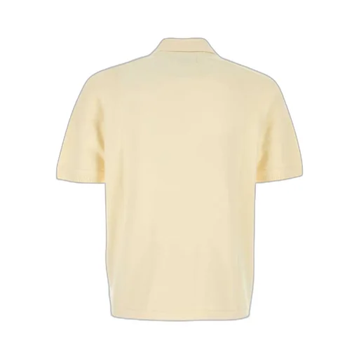 Logo Patch Knitted Polo Shirt