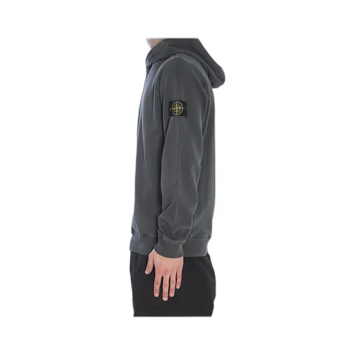 Logo-Patch Long-Sleeved Hoodie