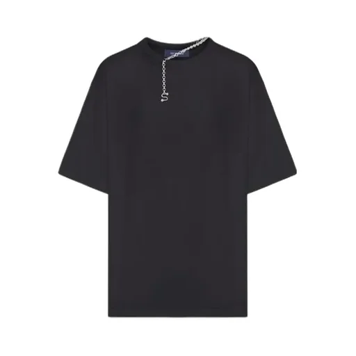 Oblato Chain Detailed Crewneck T-Shirt