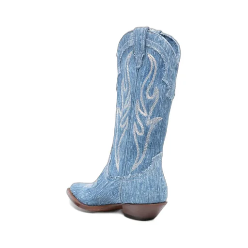 Santa Fe 35Mm Denim Boots