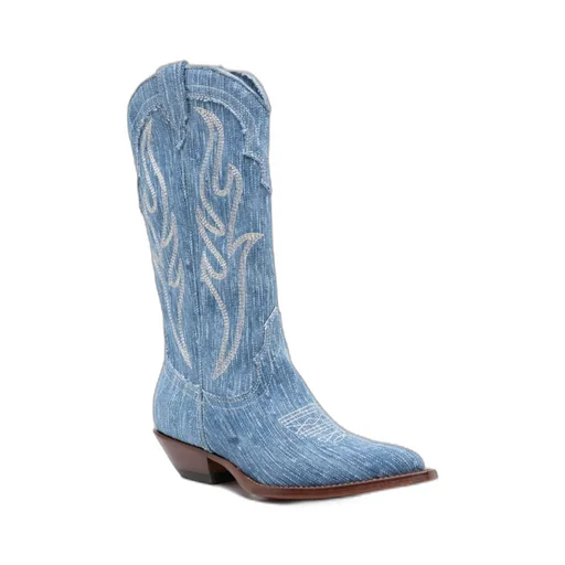 Santa Fe 35Mm Denim Boots
