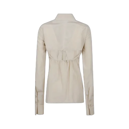 Shirt With Cut-Out Back Detail